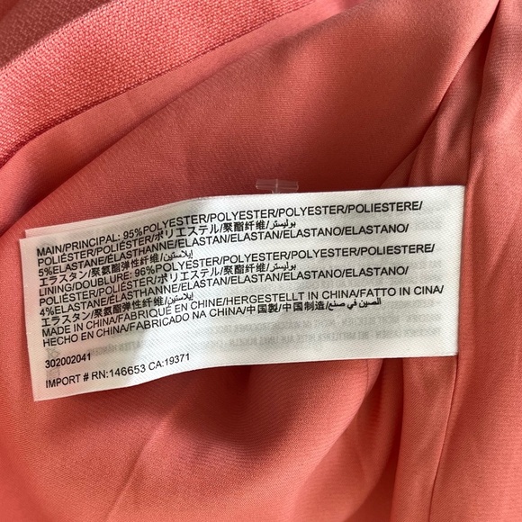 KEEPSAKE x ANTHROPOLOGIE | Landslide Ruffle Fitted Mini Dress in Coral | Size S - Picture 13 of 14